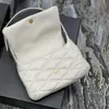 12Aアップグレードミラー品質デザイナーLE 57ホーボバッグ小さな24cmラムスキンフラップ財布女性豪華なハンドバッグファッションホワイト財布のショルダーボックスバッグ付きゴールドハードウェア