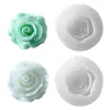 Molds 3D Rose Bloem Siliconen Mold kaarsen Fondant Soap Cake Mold Cupcake Jelly Candy Chocolate Decoratie Mallen Bakgereedschap