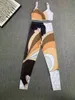 Diseñador de mujeres Sportswear de verano Leggings de sujetador deportivo Traje de deportes Trojes de chaleco de chaleco Traje de yoga retro