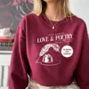 The Marted Poets Department Sweatshirt Love and Poetry Merch Drui Hoodie 1989 TTPD Music Woman Deskleding Oversize Streetwear 240428