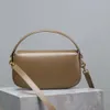 10A Designer di qualità a specchio da donna Mezza luna Borsa Hobo 24 cm Piccoli sacchetti di lembo bianco Guida borse di lusso in pelle vera borse di lusso