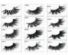 1 Pair 100 Mink Eyelashes Handmade 3D Big Volumn Crisscross False Eyelash Extra Length 25mm Eye Lashes Eye Makeup Beauty Tools2673449