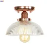 Plafondlampen IWhd Rose Gold Noordse LED Woonkamer Porch Balkon plafonnier glas Moderne lampen Luminaria Lampara Techo