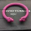 Nieuwe 2024 Dy Desginer David Yurma Sieraden Top Kwaliteit Bracelet Simple en Elegant Popular Woven Traped Rope Fashion Ring David Bracelet Punk Jewelry David Size 2 600