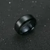 Bandringen Ring Men Titanium Black Drop Delivery Sieraden Otibn