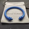 Nieuwe 2024 Dy Desginer David Yurma Sieraden Top Kwaliteit Bracelet Simple en Elegant Popular Woven Traped Rope Fashion Ring David Bracelet Punk Jewelry David Size 2 196