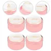 Botellas de almacenamiento 4 PC Body Powder Puff Box Puffs Flowing Travel Dispenser Container Aplicador de composición de aplicador