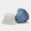 ベレー帽Four Seasons Cotton Solid Bucket Hat Fisherman Outdoor Travel Sun Cap for Women 07