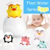 Baby Bad Spielzeug Dusche Spielzeug Kinder schwimmen Dusche lustige Spielzeug Baby Cartoon niedliche Ente Pinguin Eier Wasserspraysprinkler Boy Girl Spielzeug Spielzeug