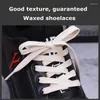 Shoe Parts 1 Pair Cotton Waxed Shoelaces Outdoor Mountaineering Sports Waterproof And Wear-resistant Leather Round