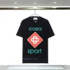 Männer Casablanc T Shirt Designer Shirts Sommer Neues Sternenschloss Kurzarm Casa Shirts Tennis Club Man Outfit s xxl