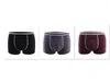 Onderbroek Boxer's Men's Underwear Pure Cotton Boxer broek massieve kleuren broek met U-Convex Middle Taille voor ventilatie