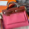 12a top spiegelkwaliteit luxe tassen klassieke designer tas dames handtas alle handgemaakte echte lederen tas 31 cm grote capaciteit tas satchel tas schoudertas college tassen