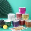 Vormen 100 stks papier cupcake cup aluminium folie muffin bakbekers liners cupcakes case goud/zilver/rood/blauw/zwarte keuken bakgereedschap