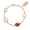 Peoples Choice to Go Essential Bracelethight Red Calcedony Red Bracciale Agate Bracciale Lucky Luxury Rose Gold con comune Vnain