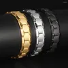 Bangle Fashion Men Bracelet Magnetic Alloy Durable Detachable Therapy Daily Jewelry