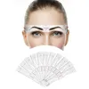 Återanvändbar ögonbryn Shaper Diy 12 Set Soft Ruler Brow Definer Eyebrow Stamp Card Soft Ruler Stencil Shaping Makeup Tool