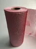 Carta da imballaggio rosa a nido d'ape sul rotolo di ammortizzazione per perforazione per perforazione rotolo di avvolgimento del cuscino riciclato eco-amiche