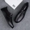 Casual Shoes Genuine Leather Men Lace-up Oxfords Fashion Male Brand Formal Business Handmade Wedding Flats Mens