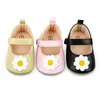 Autumn Flora Bowknot Baby Girls First Walkers fashionabla mjuka botten småbarnskor 018 månader 240425