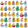 Breking Baby Bath Toys de 4,5 cm de borracha Bath Bath Toy Pool Float Float Sound Som Ducks Play Tood Toys Brinquedos para Crianças Presente