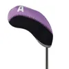 Cubiertas de la cabeza del club de golf 11pcs Juego de cubierta de putter de hierro accesorios deportivos al aire libre 240425