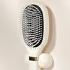 Peigne de massage à coussin d'air avec support enlève les nœuds et les enchevêtrements Peigne de cheveux sans frisot pour la maison et le coiffure de salon Utiliser B99 240411