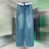 Mujeres de color de contraste Jeans rechazan los pantalones de mezclilla de diseñador de lujo jean jean pantalones diseñador de moda jeans styly