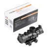 Optics Vomz 3.5x30 RVB Laser Sight Dot Dot Triilluminated Tactical Combo Compact Scope Fiber Optics Green Sight