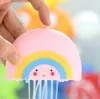 Baby Bath Toys Creative Bath Mether Touet Soft Glue Salle Bathroom Clouds Raindrop Thunderstor Down Floating Play Water Educational Touet