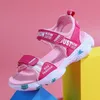 Marchio estivo scarpe da spiaggia non slip per bambini sandali ragazze scarpe casual per bambini fiori principessa scarpe scarpate 29-38 240419