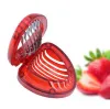 Strumenti di intaglio della frutta a taglio di fragole 1 pc gadget da cucina portatile per insalata artigianale per artigianato inossidabile 2024428