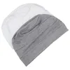 Berets 2 PCs Chemotherapie Cap Patienten elastische Nachtschlafhutschalkopfabdeckung Baumwolle