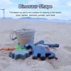 Herramientas de molde de arena para niños Juego de silicona playa Play Agua Juego de agua Baby Funny Game Lindo Molde de Animales Baño de baño suave Niños 240419