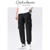 Pantaloni da uomo Citylink tattico 2024 gamba di marca alla moda a colore solido Slimt gambe casual dritte ritagliate per lo stile primaverile