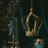 Świece w stylu europejskim żelazna ptaska kasa świecznika retro ślub dom kreatywny metalowe dekoracje rękodzieło strzelanie rekwizyty