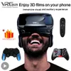 VRG Pro 3D Virtual Reality VR -bril Devices Headset Viar Goggles Helmetlenzen Smart voor telefoon smartphones Controllers Viewer 240424