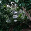 Decoraciones de jardín 3d giros giratorios Flip colgante de espiral patio giratriz de viento para jardín de hogares decoración colgante reflectores de aves