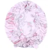 Ladies Solid100% Real Silk Adjustable Nightcap Home Hair Bandana Sleeping Hats 240416