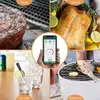98ft trådlös kötttermometer Bluetooth Meat Prob Vattentät för kök Matlagning BBQ GRILL Rökare App Control Mattermometer 240415