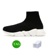 2024 Luxe graffiti herenontwerper Sock Shoes Boots Snelheid Trainer Zwart Wit Red Speeds 2.0 Duidelijke Sole Running Socks Designers Platform Loafers Sneakers Women Women