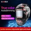 Big View Eara 4 Arc Capteur Din5-Din13 Solaire Auto Darkining Tig Mig Grinceing True Color Welding Mask / Cap / Welding Casque 240423