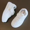 Tenis baskets enfants chaussures bébé printemps garçons filles sport chaussures décontractées en cuir en cuir en cuir soft enfants petit blanc 240426