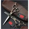 Hårsax Ny ankomst Professionell barberare Cutting Kasho GF-60 5,5 tum/6,0 tum 6cr Sier/Black/Rose Golden Drop Delivery Products Oteem