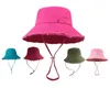 Walked Bucket Hat Designer Caps Le Bob Designer Hats for Men Fashion szerokie grzbiet wielokolorowy popularny na plaży letni kapelusz dla kobiet ornament MZ02 B4