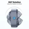 K50 USB-стол вентилятор Сильный воздушный поток тихий трансляция Трехступенчатая ветряная портативный вентилятор 360 ° Вращающийся головка для домашнего офиса.