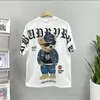 2024 Summer Mens T-shirt Japan Harajuku Fashion Graphic T-shirt Mens 100% Pure Cotton Mens Clothing Cartoon Short sleeved Top Mens T-shirt 240426