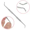 Outil 1pcs orteil fichier de ongles Pied Nail Care Crochet incarné Double fin INGROWN TOE CORRECTION DE CORRECTION DE CORRECTIF