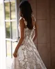 Milla Nova A Line Wedding Dress Beops Lacefull Country Wedding Jurken Lace Up Back Vestidos de Novia Sweep Train Fulllace Bridal Jurns