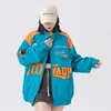 Spring Mens Racing Bomber Jacke für Mädchen amerikanische Streetwear Harajuku Mode in Oberbekleidung Casual Paar Varsity Jackets 240423